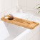 Table-vannitsa for a bath, large, 75 (109) x 23 x 4.5 cm, tree