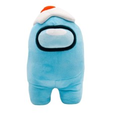 Plush toy Among us, with scrambled eggs, 30 cm, turquoise