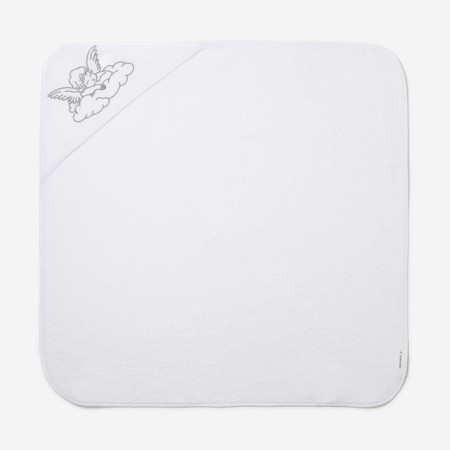 Baptum towel with embroidery "Angel", 75x75 cm, 100% cotton-1