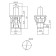 Capter-Knopka 250V 2.5A (2C) ON- (OFF) B/Fix white (PBS-19C) (furniture) Rexant