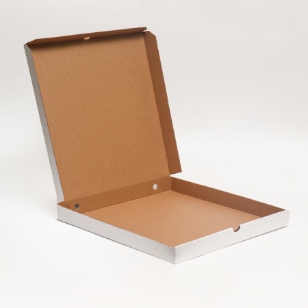 Pizza box, white, 41 x 41 x 4 cm