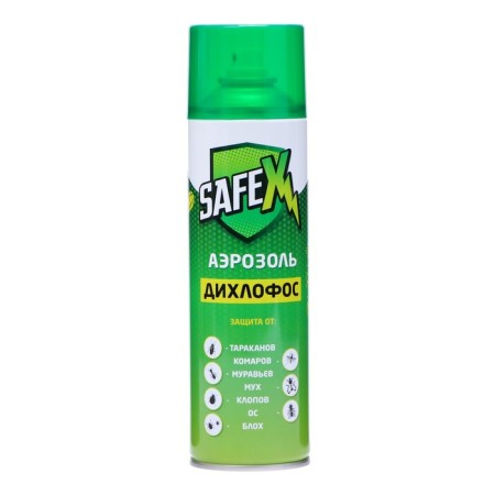 Aerosol Dichlophos from bugs, cockroaches and other insects "SAFEX", 400 ml-1