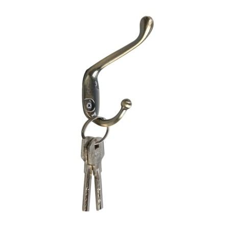 Hook furniture tundra TKD015, two -rod, bronze-5