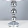 Hand lamp "Jacqueline" E27 40W chrome 30x30x50 cm Risalux