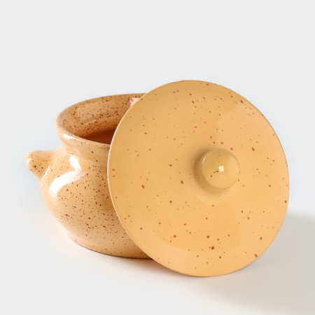 Ceramic Karakum baking pot, 500 ml, D = 11 cm-1