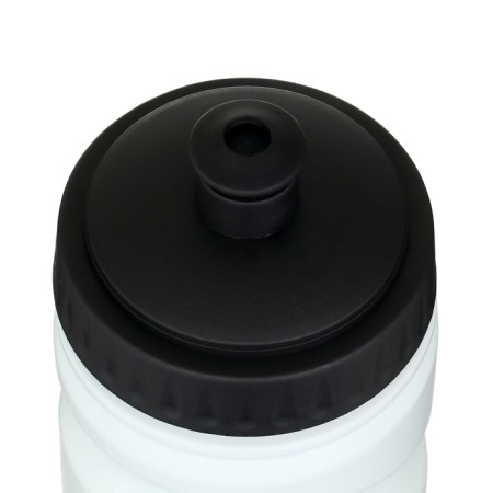 Bicycle bottle, 550 ml, with a drinker, 20.3 x 6.8 x 6.8 cm, white-2