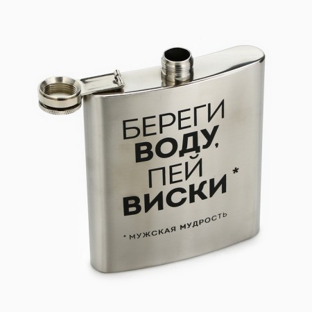 Flaw "Wisdom", 460 ml, silver-1