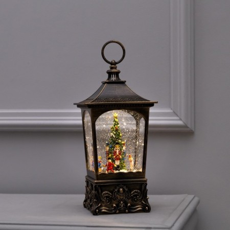 LED figure “Llashboard with a Nutcracker” 13.5 × 28.5 × 13.5 cm, plastic, AAX3 batteries (not in the kit), USB, glow warm white
