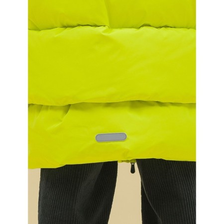 Coat for girls, height 146 cm, yellow color-3