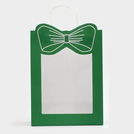 Gift package with the eye "Bant", 26 x 35 x 15 cm, green-2