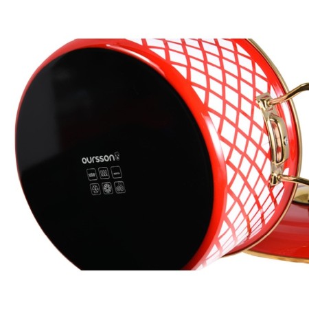 Pan with a lid Oursson, red color, 6 liters-3