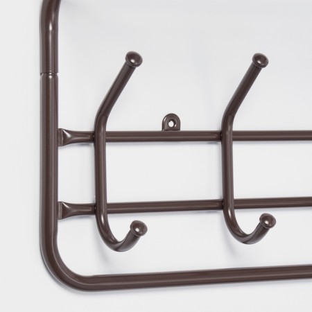 Ban with a shelf 60 cm, brown color-3