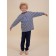 Set for boys, height 140 cm, dark blue color