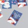 Cardboard "Dragon. Happy New Year" set 10 pcs (5 types) 4x6 cm