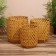 Set of wicker baskets, 3 pcs, 42x38x34 cm