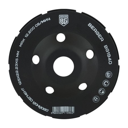 Frases-tick Diamond end-end berger bg1940, double segment, 125 x 22.23 x 5 mm-1