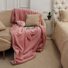 Плед меховой Stenova Home Pink nectar, размер 140x200 см