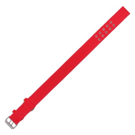 Four-layer collar with a swivel, 80 x 4.9 cm, Osh 64-74 cm, polyester, red-5
