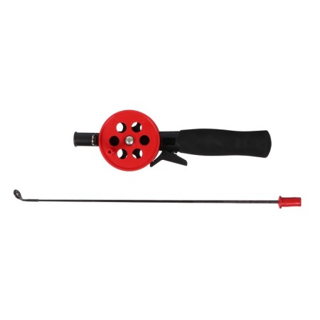 Winter fishing rod, neoprene pen, length 42 cm, red color, HBF-34 (1)-5