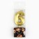 Candle figure for the cake "6", gold, 2.5 x 8 cm.