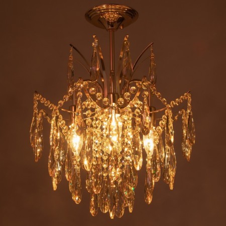 Daria chandelier 4x40W E14 gold 40x40x52.5cm-2