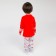 Pajama nursery, red color, height 98 cm