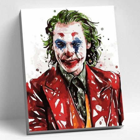 Picture on the numbers "Pop art. Joker ", 40 × 50 cm, 21 color