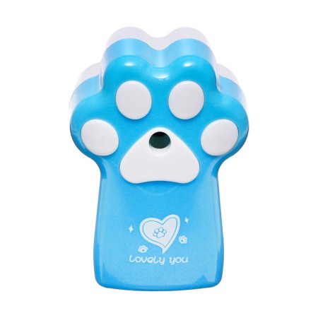 Mechanical sharpener with container, blue foot-2