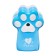 Mechanical sharpener with container, blue foot