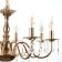 Maldiva chandelier 8he14 40w gold 62x62x32-82cm Bayerlux