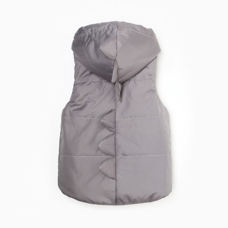 Children's vest, gray color, height 86 cm-4