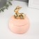Coramics Coramics "Golden Deer" pink 8x8x10 cm