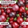Sprinking confectionery "pearls" of rice grain in color glaze, red, raspberry, sirens, 1.5 kg