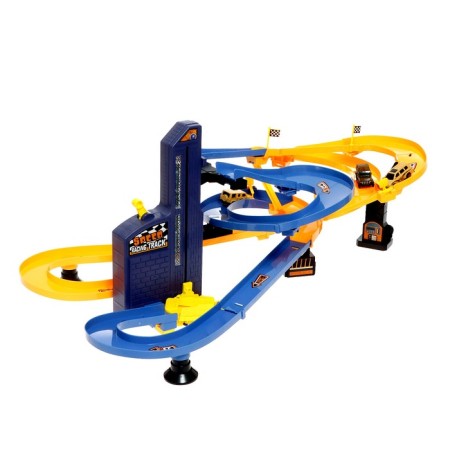 Speed ​​Auto Trade, multi -level, with an elevator, cars in the kit, works from batteries-3