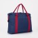 Road bag with lightning, external pocket, blue color