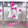 The single tablecloth "Happy Birthday" dolls, 130x200 cm