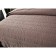 A set with a bedspread "Nadine", size 230x250 cm, 50x70 cm - 2 pcs, color of Mokko