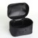 Cosmetic bag with a zipper, with a lining, black color