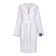 Wafel bathrobe with a hood "Celeste", size XL, white color