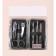 The set of manicure "trend", 6 items, in case, black color