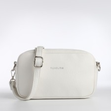 Women's bag over the shoulder Textura, small size, white color