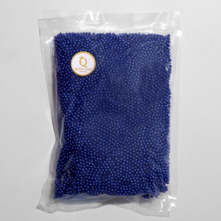 Beads No. 4 “Pearls”, 500 g (+/- 20 g), blue color-2