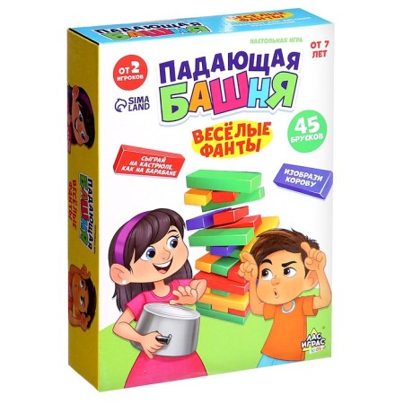 The board game "Falling tower. Funny Fanta ", from 2 players, 7+-6