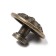 Handle button tundra Vintage 005, color old silver
