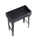 Bulava barbecue 60 x 32 x 75 cm, metal thickness 2 mm
