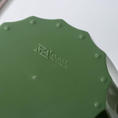 Kashpo for flowers with an insert "flute", 3 l, color malachite-4