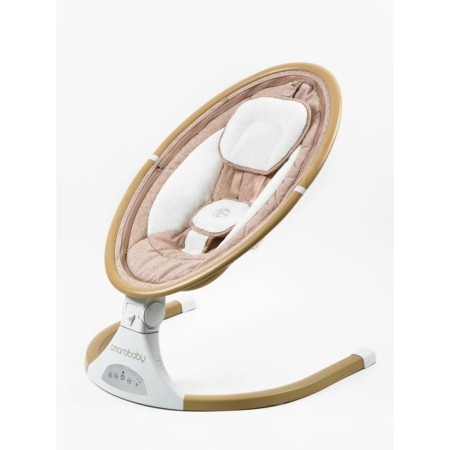 Электрокачели детские AmaroBaby Ergo Swing, цвет бежевый-10