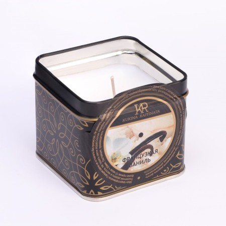 Aromatic candles in the tin bank "French vanilla"-2