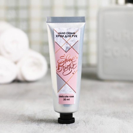 Hand cream Shine Bright, 30 ml, rose aroma, Beauty Fox