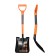 Automotive shovel, soviet, l = 77 cm, metal cuttings with the handle "Crimean"